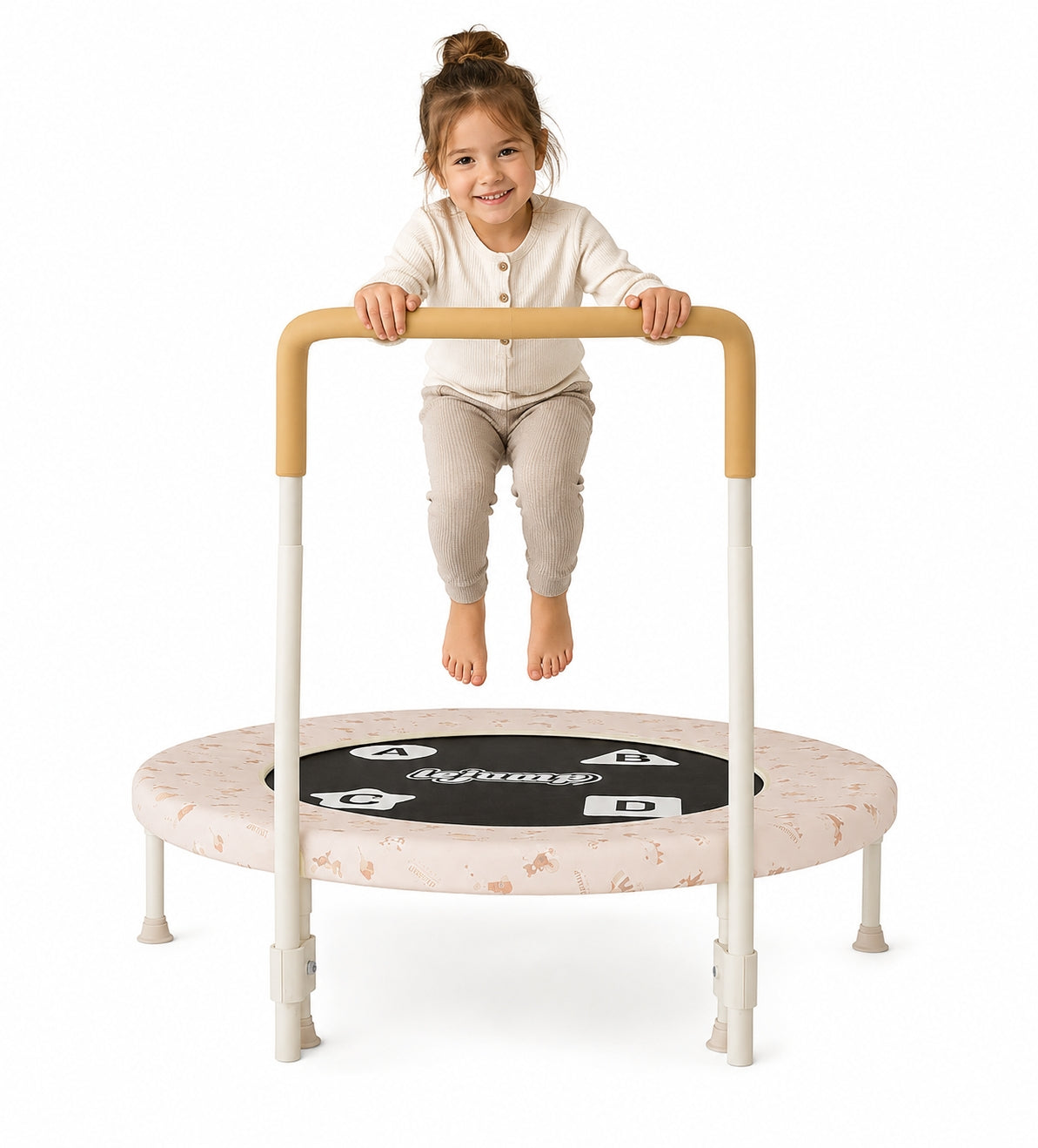 LeJump 36" Foldable Mini Toddler Trampolines for Kids Ages 1-6