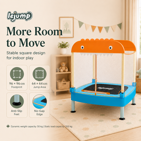 LeJump Foldable Kids Trampoline 96cm*96cm